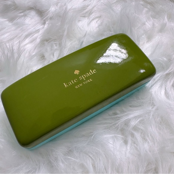 Kate Spade Aviator Sunglasses with Brown Glitter - Picture 2 of 12